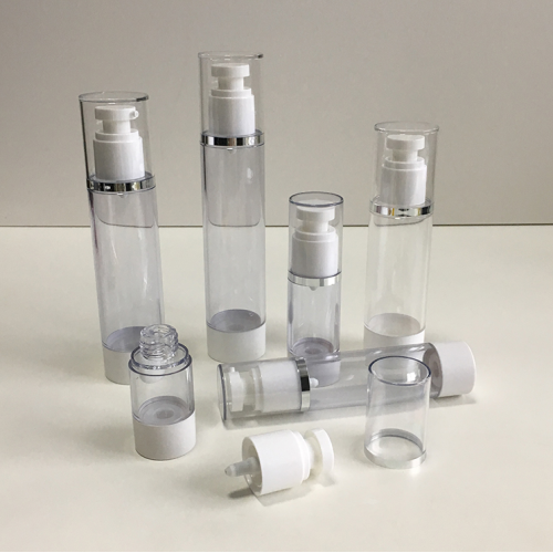 As Cosmetic Packaging Transparent Cosmetic Airless Bottle