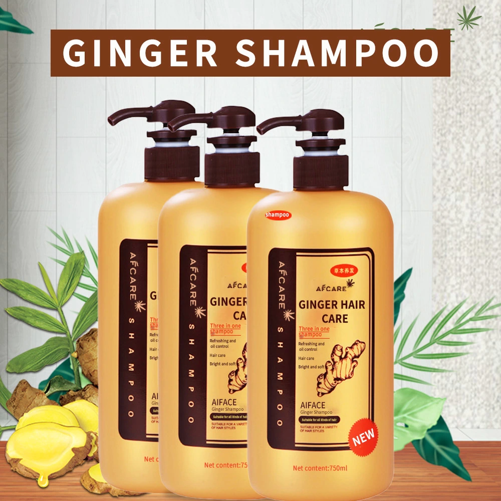 Private Label Anti Hair Loss Nature Organic Ginger Thickening Growth Shampoo and Conditioner Kids Organic Shampoo