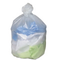 Bolsas de basura de plastico alta calidad industrial resistente color negro precio de fabrica