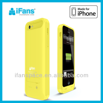 For iPhone 5C Original Quality Battery battery case charger in colorful case