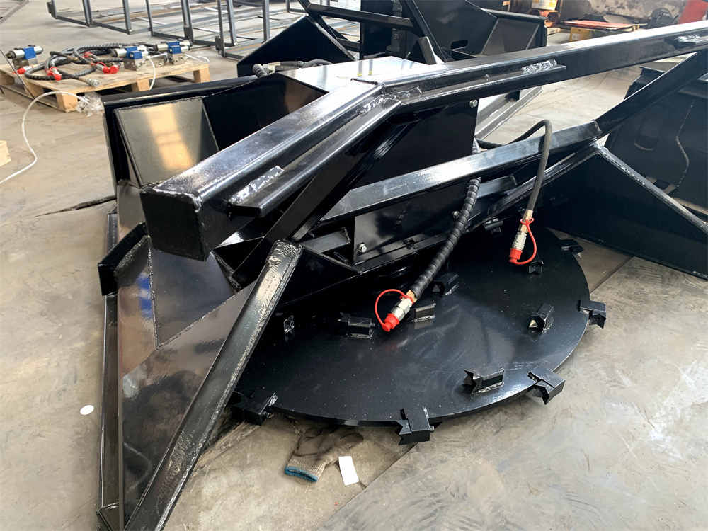 Ssdfm60 Forestry Skid Steer Loader Disc Mulcher Base, High Quality ...