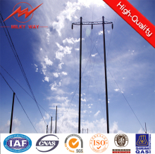 galvanized steel utility pole for electrical power transmission
