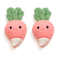 100Pcs Miniature Cartoon Vegetables Resin Flatback Cabochon Kawaii Simulation Food DIY Scrapbooking Jewelry Charms Accessories