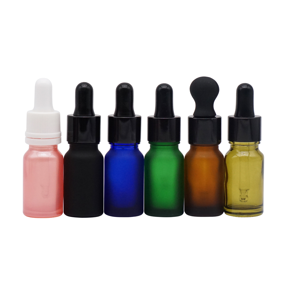 Various Colors Essential Oil Bottles