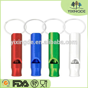 Aluminum Whistle Keychain