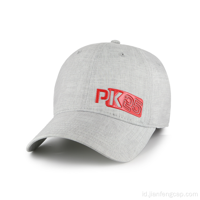 Topi baseball luar ruangan, Daur ulang kain logo TPU