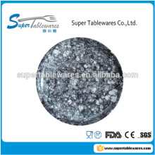 Melamine custom plate dish ware with marble looks