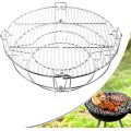 Vỉ nướng BBQ di động bằng thép không gỉ hình tròn