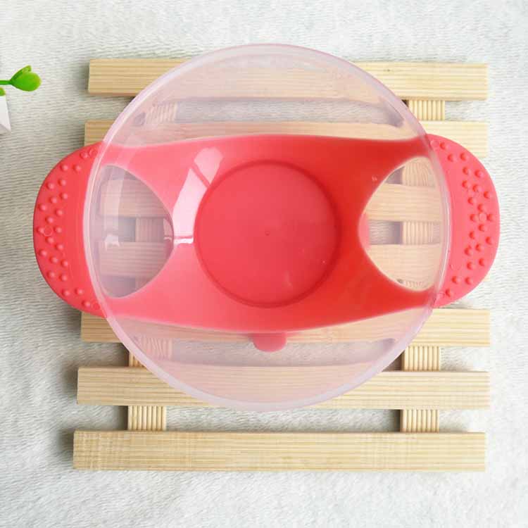 high quality pet dog baby silicone feeding bowl