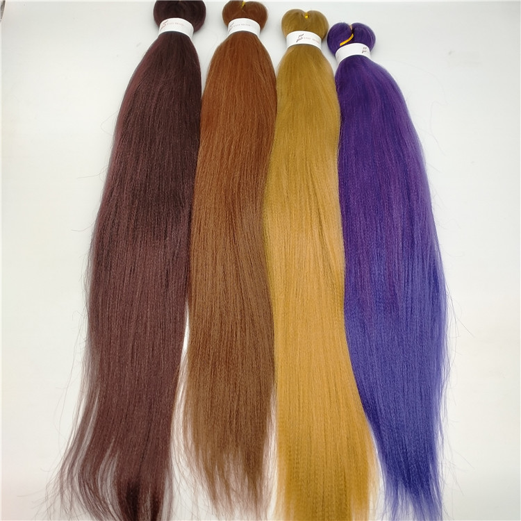 Ready to Ship Pre - Stretched Braiding Hair Perm Yaki Jumbo Braids Synthetic Hair Extensions Easy braid Hair