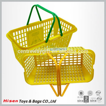 Bulk cheap plastic baskets with handles