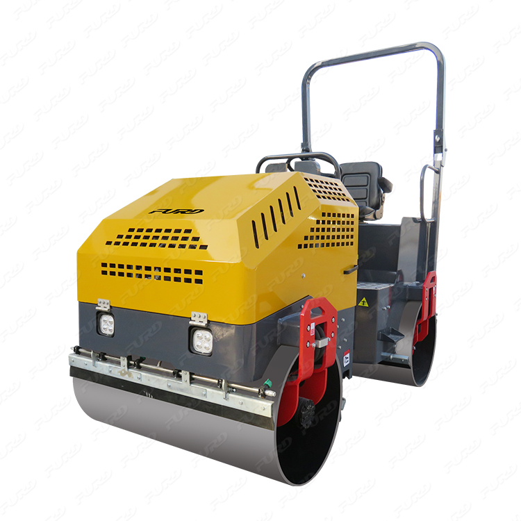 Seiko Build de 2.5 toneladas de tambor doble Vibratory Soil Road Roller para la venta