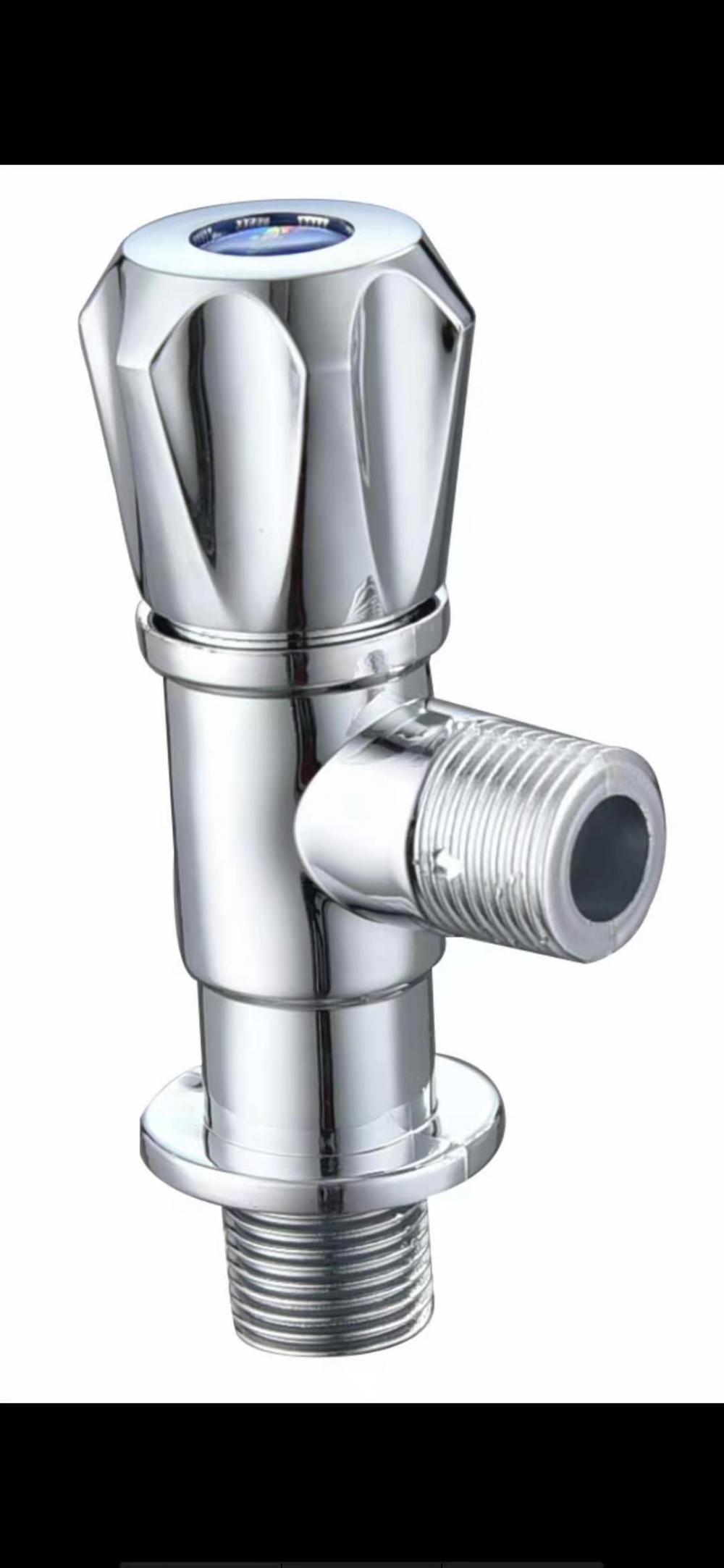 安い衛生陶器アクセサリーバスルームミキサー水プラスチッククロームメッキアングルバルブ