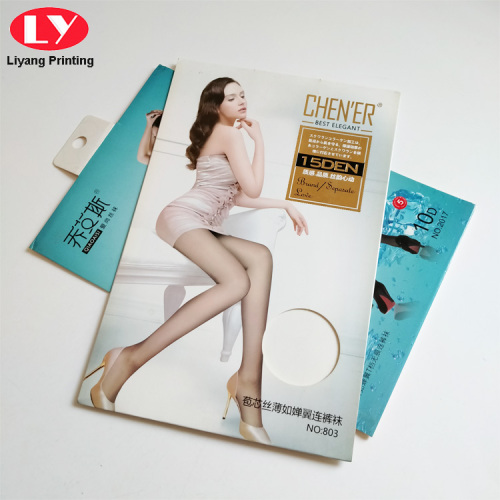 Logo personalizzato Pantynose Stocking Packaging Paper Box