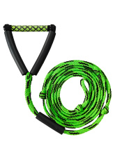 Accurate lines ski rope