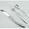 Steel cutlery and spoons used in restaurants