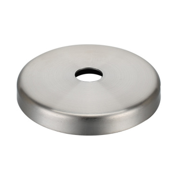 Stainless steel glass handrail base cover