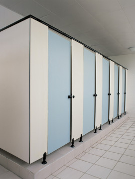 commercial HPL toilet cubicles