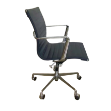Modern Leather Low Back Eames Office Chair Replica