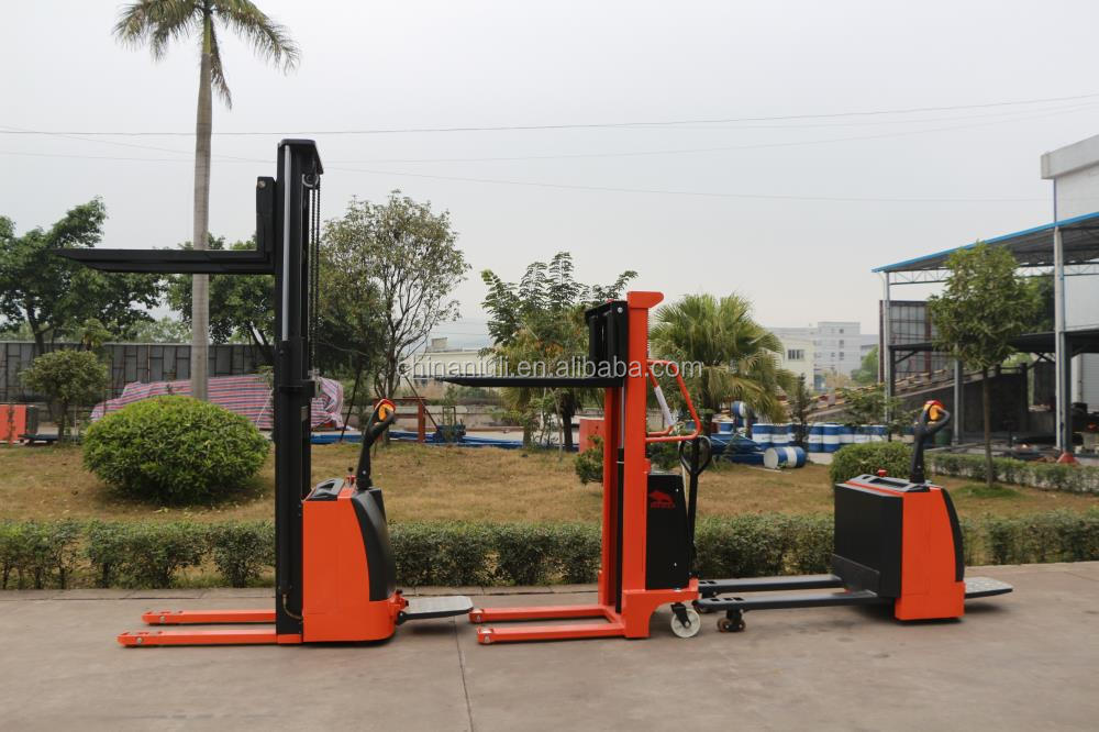 1500kg Full Electric Hydraulic Pallet Forklift Lifting Stacker