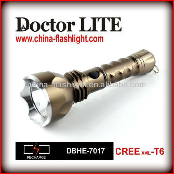 Rechargeable t6 led torch