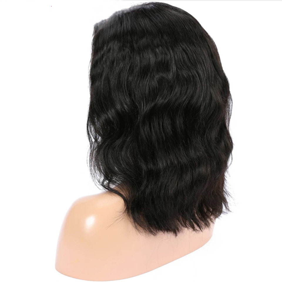 short style bob cut straight lace frontal wig 100% unprocessed brazil hair wig cuticle aligned hair