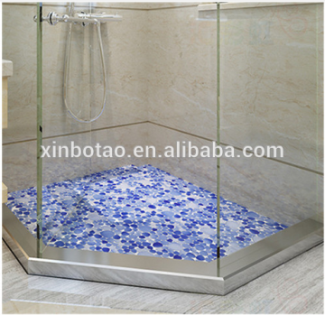 floor mosaic tile irregular shape colorfull 3D water jet mosaic tile