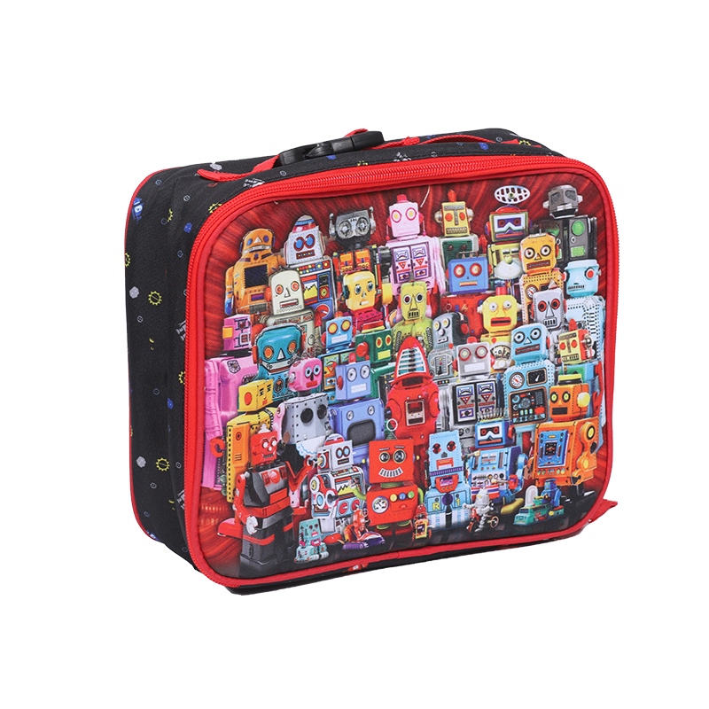 Cartoon printed thermal insulation and cold outdoor picnic lunch bag