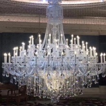Postmodern K9 Crystal Chandeliers for Hotel Lobbies and Modern Homes