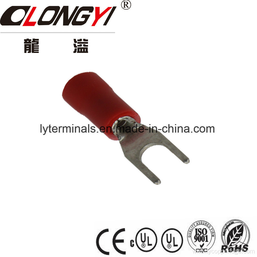 Longyi Insulated Spade Terminals/Vf1.25-3ysa Copper Lugs