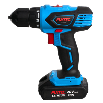 FIXTEC Cordless 20V 2x2000mah Li-ion Battery Imapct Drill