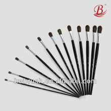 Professional artist wild boar hair oil paint brushes,bristle brush