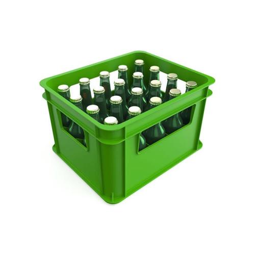 Molde de caixa de transporte de garrafa de injeção de plástico personalizado