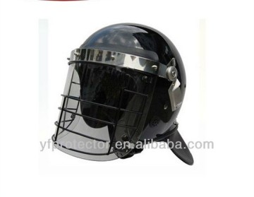 Anti riot helmet/riot control police&military round police riot shield