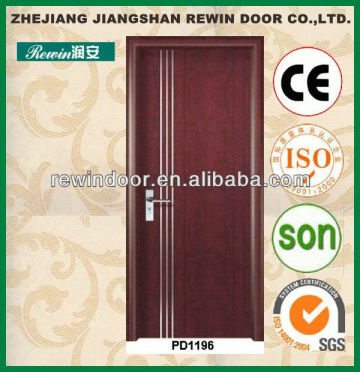 best price pvc interior wooden solid pine doors