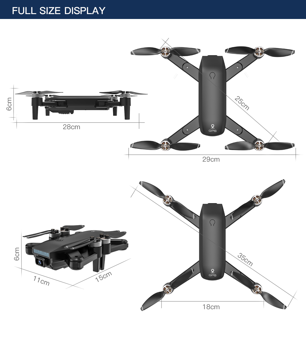 New SG700 MAX Drone GPS 6K 5G WiFi Video FPV Quadrotor Flight 28 Minutes RC Distance 1200m Brushless Motor Foldable Quadcopter