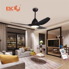 Simple design low noise 3 colors ceiling fan
