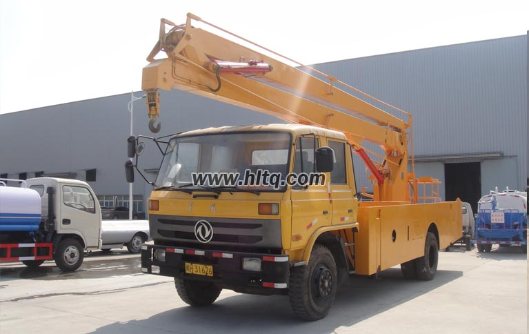 Aerial work platform truck