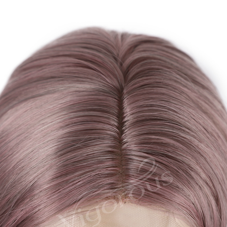 Cheapest High Quality Soft Wholesale Lace Front Short Bob Cut Water Wave Curly Women Cosplay Synthetic Hair Wig