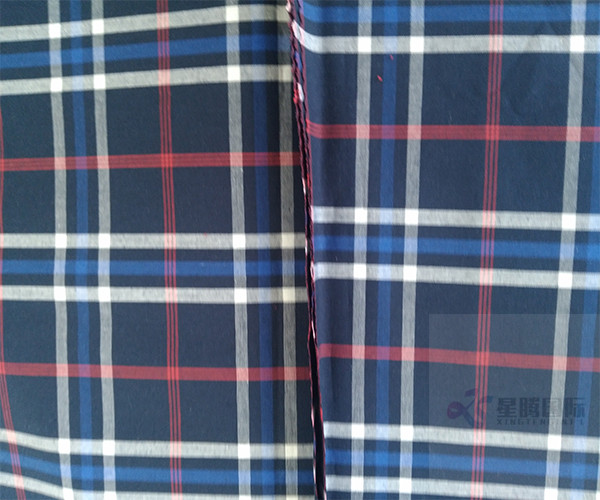 Checked Fabric Pattern Soft 100% Cotton Textile