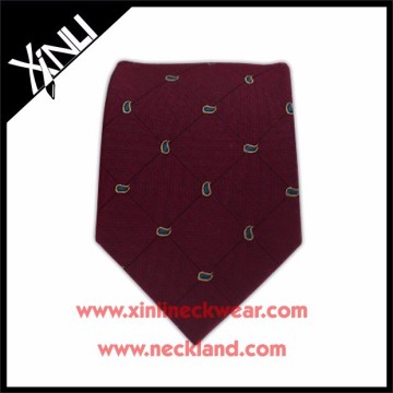 Mens Fashion Jacquard Woven Private Label Fine Silk Ties