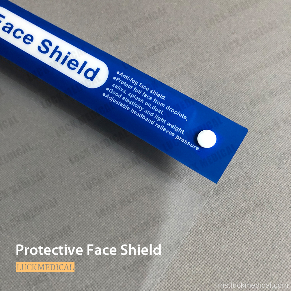 Topeng Clear Shield Shield yang boleh diguna semula