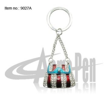 Handbag style Key Ring Pen Ornament for gift set
