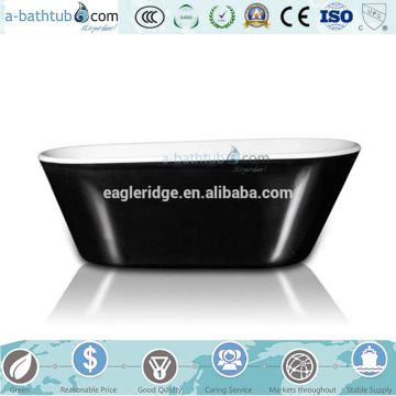 Cheap price acrylic bathtub black