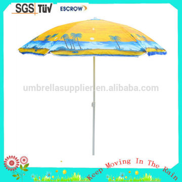 wind resistant beach umbrella / beach umbrella with sidewall / beach chair umbrella