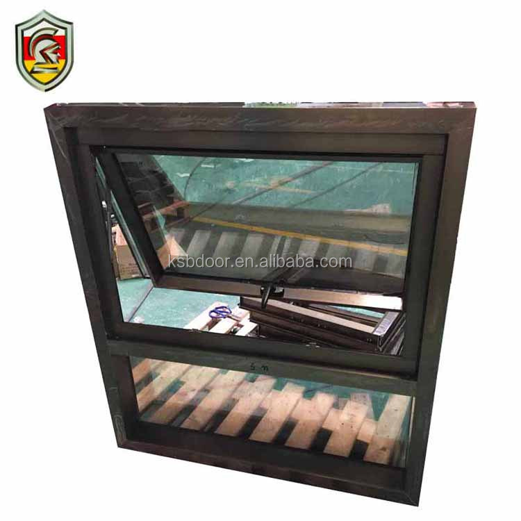 High quality residential aluminium profile hurricane impact double tempered glazed aluminium corner window