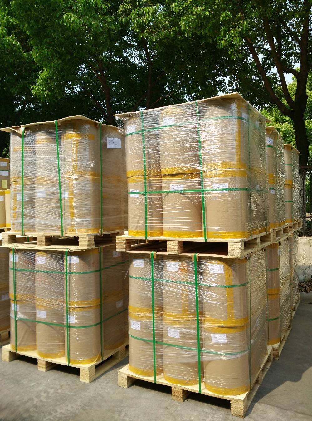 The packing of soft pvc roll The packing of soft pvc roll
