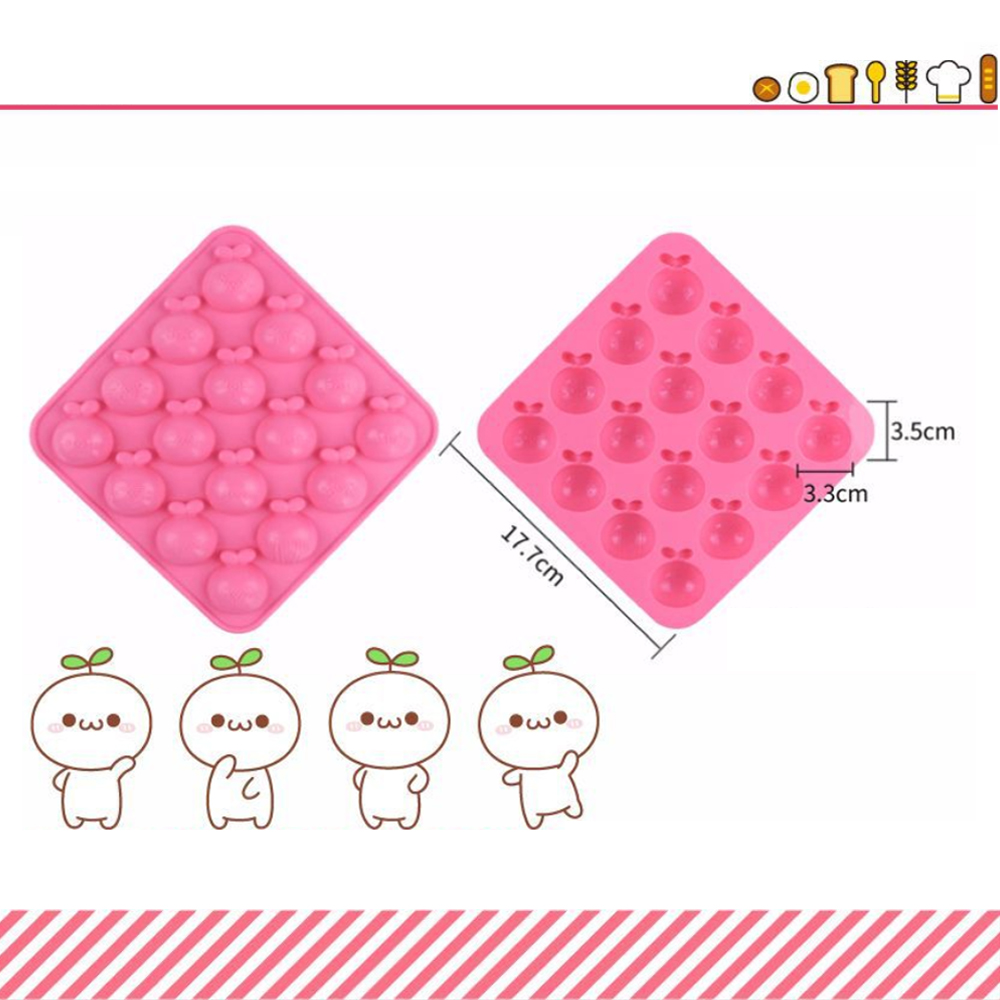 16 Holes Chocolate Jelly Candy Silicone Baking Mold (3)