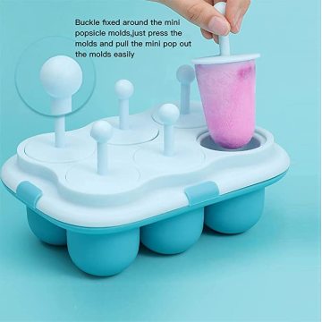 Stampi pop di ghiaccio in silicone gratuito di fabbrica BPA