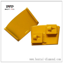 HTC PCD Grinding Shoe with 2 quarter round pcd